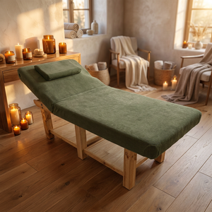 Table de massage et de soin moderne Zen pour spa, salon de beauté, soins du visage, tatouage, clinique, centre de bien-être, studio - Product Image 5