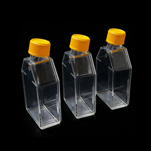 ขวดเพาะเลี้ยงเซลล์ T25 และ T75 พร้อมพื้นผิวที่ผ่านการเคลือบ TC แบบระบายอากาศได้ สำหรับการขนย้ายเซลล์ - Product Image 1