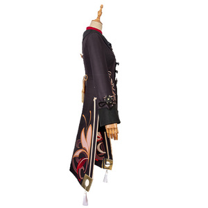Genshin Impact Hutao <span class=keywords><strong>Cosplay</strong></span> disfraz uniforme peluca <span class=keywords><strong>Cosplay</strong></span> Anime juego <span class=keywords><strong>Hu</strong></span> <span class=keywords><strong>Tao</strong></span> estilo chino disfraces de Halloween para mujeres - Product Image 3
