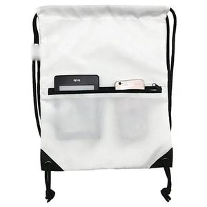 กระเป๋าโพลีเอสเตอร์แบบหูรูดพิมพ์ลายขนาดกลางโลโก้ได้ตามต้องการ - Product Image 2