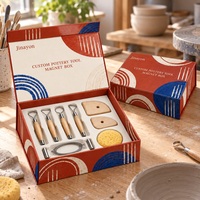 Boîte aimantée pour outils de poterie avec logo personnalisé pour la vente en gros