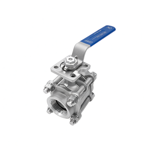 Venta de Liquidación COVNA B2B, Válvula de Bola de 3 Vías de Acero Inoxidable de Temperatura Media de 1000 WOG PSI, DN40 DN50, Upvc/Latón/Acero Inoxidable - Product Image 4