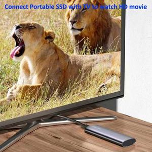 علبة 2 في 1 لـ SSD <span class=keywords><strong>M</strong></span>.2 NVMe E SATA إلى USB 3.1 نوع E بروتوكول مزدوج M2 NVMe/Sata <span class=keywords><strong>M</strong></span>.2 حافظة SSD - Product Image 2