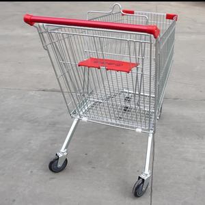 Paniers de courses en fil d'acier électroplaqué, paniers à main avec poignées, tailles personnalisées disponibles pour projets de supermarchés - Product Image 6
