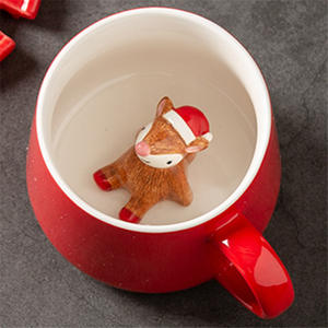 Tazas de Cerámica con Diseño de Santa Claus, Tazas de Café con Dibujos Animados - Product Image 2