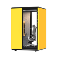 Module de bureau modulaire moderne Comine, solution acoustique insonorisée pour espace de travail, bureau ouvert, écologique, pour hôtels, immeubles de bureaux, entrepôts