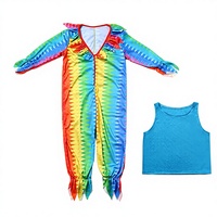 Baige BAIGE 2026 Robe ethnique brésilienne nationale en polyester, costume de carnaval pour enfants All Saints
