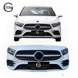 กันชนรถ W177แบบกำหนดเองสำหรับ Mercedes A Class A220 A180 A200 A35 <span class=keywords><strong>A45</strong></span>สไตล์ <span class=keywords><strong>AMG</strong></span> ประกอบกันชนหน้า2019 + กันชนหน้า - Product Image 2