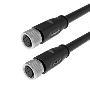 M8 <span class=keywords><strong>IP67</strong></span> водонепроницаемый разъем 6 Pin женский код разъемы промышленный датчик неэкранированный устойчивый к коррозии - Product Image 1