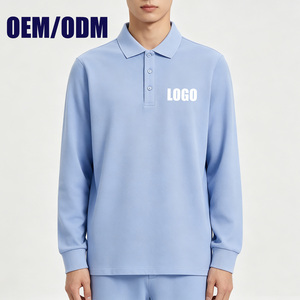 OEM/ODM Long Sleeve Polo Blank <b>T</b>-<b>Shirts</b> Bulk Print Logo Premium Homme <b>T</b> <b>Shirt</b> Wholesale Customized Plain Tshirts For Men - Product Image 3