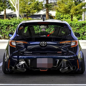 Alerón trasero de coche para <span class=keywords><strong>Toyota</strong></span> <span class=keywords><strong>Corolla</strong></span> 5 puertas <span class=keywords><strong>Hatchback</strong></span> 2019-2022 cola de maletero trasero medio ABS plástico accesorios de coche 2019 + - Product Image 3