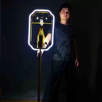 Décoration de scène, fête, rave, costume de robot LED lumineux, tenue de performance lumineuse pour Pâques/Noël/rentrée scolaire