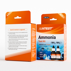 Kit de test d'eau d'<span class=keywords><strong>aquarium</strong></span> pour eau douce salée Ammoniac Nh3/<span class=keywords><strong>NH4</strong></span> Idéal pour les aquariums - Product Image 4