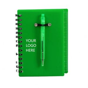 Promotional Multi-Function Leather A5 Spiral Notebook Set with Pen Customizable Memo <b>Pad</b> for Office Students and Events - Product Image 1