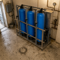 Réservoir de filtration en sable de manganèse en PRV (polymère renforcé de fibres) pour l'élimination du fer et du manganèse dans les stations de traitement des eaux
