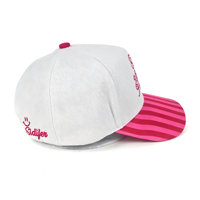Gorra de Béisbol Clásica de 5 Paneles Estilo Americano OEM de Alta Calidad, Nueva Gorra Snapback de Alta Calidad con Patrón de Puntos Impresos y Bordado Plano