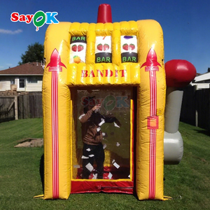 Sayok Gió Đường Hầm Tiền Lấy Máy Inflatable Tiền Bắt Trò Chơi Không Khí Thổi Tiền Mặt Lấy Gian Hàng - Product Image 1