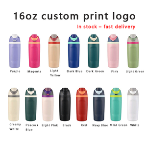 Botellas de agua personalizadas de 28oz, 24oz, 19oz, 16oz, de acero inoxidable, con apertura a una mano, libres de BPA, fabricante de botellas de agua de acero inoxidable. - Product Image 5