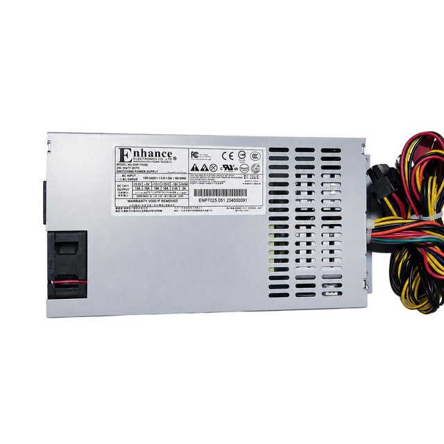 Enhance ENP7025D 250W 1U Flex ATX Power Supply for Industrial PC Server Mini ITX