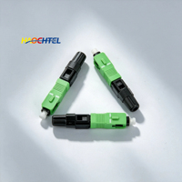 Conector Rápido SC APC Preincrustado para Redes CATV, PON, FTTH, Banda Ancha y ODN