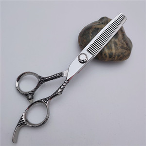 Tijeras de Adelgazamiento Profesionales de Acero Inoxidable 440C, Tijeras Planas para Cabello, para Diestros, Herramientas de Peluquería de Alta Calidad, Zhangjiagang - Product Image 1