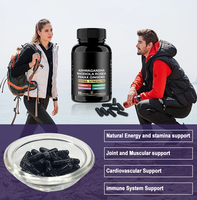 8 en 1 Shilajit Himalaya Gélules Extra Fort Ashwagandha Rhodiola Ginseng Curcuma Cordyceps Ginkgo Complément Hommes Femmes
