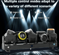 5x120W RGBW Matrix Light Tornado Storm Batten LED Beam Unbegrenzt Drehbare Moving Head Lichter DMX512 Steuerung IP20 DJ-Beleuchtung