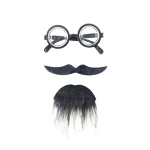 Costumes de fête Kit de moustache auto-adhésif Faux sourcils Barbe pour homme - Product Image 2