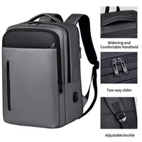 Sac à dos pour ordinateur portable multifonctionnel personnalisable en stock, logo personnalisé, grande capacité, extension pour ordinateur portable, pour hommes