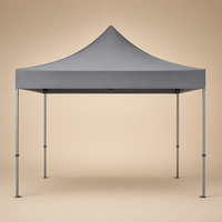 Tonnelle pliable pour exposition sportive en extérieur 3x3m, tente instantanée, imperméable, en PVC enduit, avec structure en acier, portable et facile à transporter