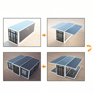Thiết kế hiện đại 40ft đúc sẵn Tiny nhà mở rộng container nhà di động xách tay nhỏ prefab đơn vị thép di động biệt thự - Product Image 2
