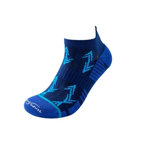 Caviglia da trekking supporto compressione <span class=keywords><strong>calze</strong></span> traspirante spesse cuscino No Show calzini per donna uomo - Product Image 4