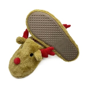 Pantofole Invernali da Interno Personalizzate a Forma <span class=keywords><strong>di</strong></span> Alce per Natale, Vendita all'Ingrosso - Product Image 6