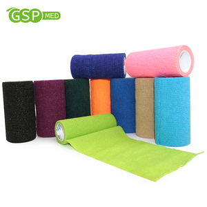 Perban Hewan Peliharaan Non-Woven 10cm*4.5m, Perban Elastis Perekat Sendiri, Perban Kohesif Multiwarna - Product Image 5