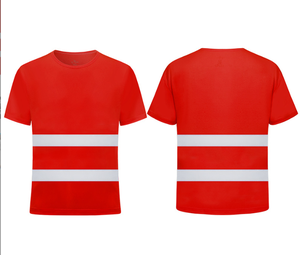 Chaleco reflectante de trabajo personalizado de alta calidad, Camiseta con estampado de reflejos, camisetas con logotipo personalizado - Product Image 5