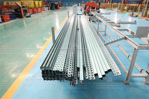 Panneaux solaires de canal de jambe de force solaire de 41*41MM faisant le chemin de câbles de machine formant la ligne de production de machine - Product Image 5