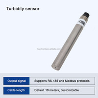 Capteur de turbidité en ligne HZY510-B IP68 en alliage de titane pour la détection de la qualité de l'eau, excellente répétabilité et stabilité
