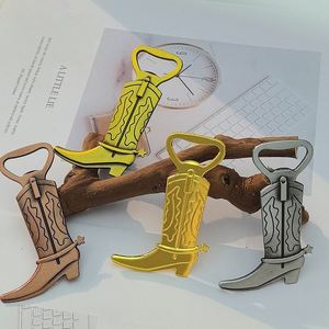 Factory Creative Western Cowboy Boot Shaped Bottle Opener, <b>Beer</b> Cap Remover for Themed Birthday & Wedding Party Guest Favor - Product Image 2