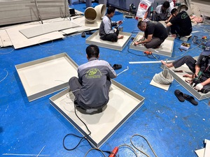 Plateaux en plastique PP (polypropylène) pour milieux aqueux, fabrication OEM/ODM au Vietnam, pour machines chimiques industrielles - Product Image 5