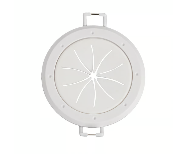 Snap-in Round Brush Wall Plate with ABS ROHS Material 1 Gang Cable Management Cover Made in China (Zowie Brand Model AAF-123Z)