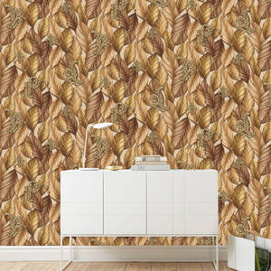 Haute qualité papier peint étanche géométrique intérieur 3D vinyle Pvc papier peint décoration de la maison salon feuilles papier peint - Product Image 4