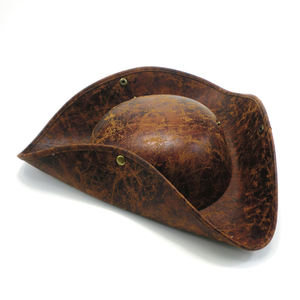 Cappelli da Pirata dei Caraibi in Pelle <span class=keywords><strong>Capitano</strong></span> Jack Tricorno Elegante per Halloween Festival Carnevale Festa in Maschera - Product Image 5