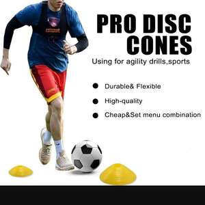 Ensemble d'équipements d'entraînement de football en gros personnalisé, échelle d'agilité de football réglable, accessoires de ballon de football avec sac de transport noir - Product Image 4