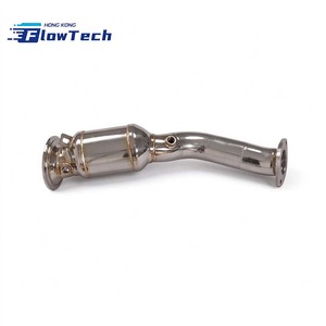 ท่อลง FlowTech T304 สแตนเลสสตีลแบบไหลสูง พร้อมผิวขัดเงา สำหรับ Lexus IS300 2.0T – 200 เซลล์ - ติดตั้งแบบยึดโดยตรง - Product Image 5