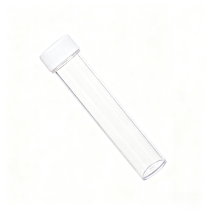 Dayanıklı Şeffaf Silindir Plastik Tüp Şeffaf Ambalaj Silindir Kapak Vidalı Kapak Özelleştirilebilir Gıda Sınıfı - Product Image 3