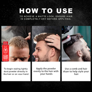 Productos Populares: Polvo de <span class=keywords><strong>Cera</strong></span> <span class=keywords><strong>para</strong></span> Barbería, Voluminizador Instantáneo <span class=keywords><strong>para</strong></span> el <span class=keywords><strong>Cabello</strong></span>, Spray de Polvo <span class=keywords><strong>para</strong></span> Peinar y Dar Textura al <span class=keywords><strong>Cabello</strong></span> <span class=keywords><strong>para</strong></span> Hombres - Product Image 5
