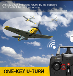 Volantex 761-11 RC Warbird Mini Avion Télécommandé RTF Jouets Télécommandés 400mm 2.4G 4 Canaux BF109 BF-109 Avion RC Planeur pour Cadeau Enfant - Product Image 6