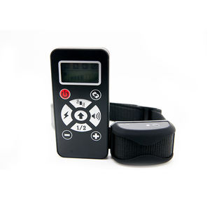 Diseño de teléfono <span class=keywords><strong>Collar</strong></span> de entrenamiento de perro remoto de 800 yardas, recargable, impermeable, choque, vibración, pitido, estilo de máquina pesada (negro) - Product Image 4