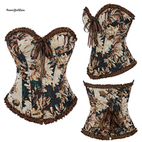 Disponible en 3 couleurs, Lingerie sexy pour femme, Bustier gainant rétro en dentelle, maintien ferme, grande taille, avec 6 broches, effet compressif pour la poitrine