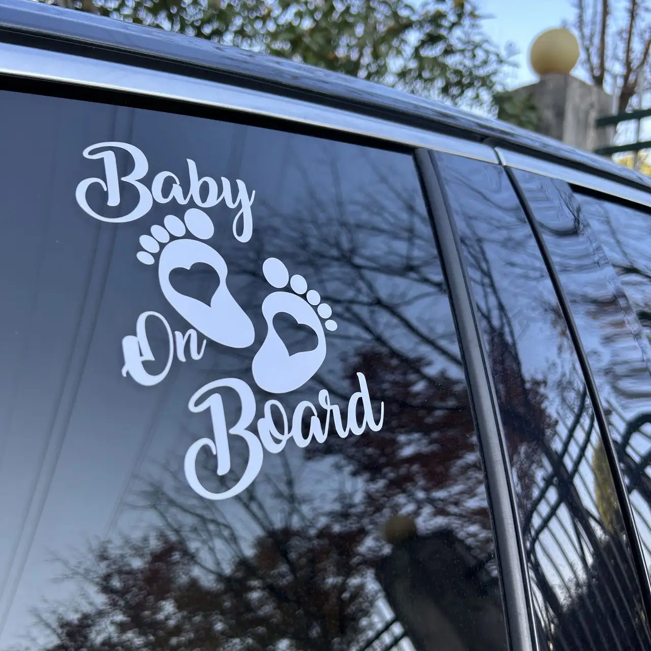 Listo para enviar Uv Protect Personalizar Bebé en el coche Calcomanías recortadas Pegatinas de transferencia de vinilo para coche Calcomanías para ventana de coche